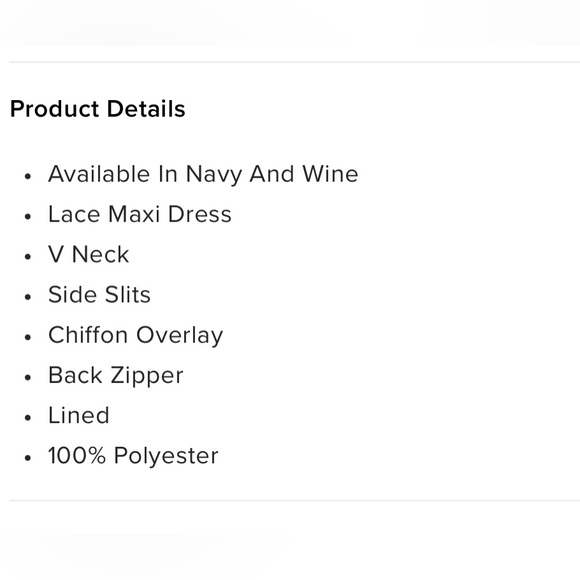 FashionNova lace chiffon burgundy wine maxi dress NWOT never worn size M - Picture 8 of 9